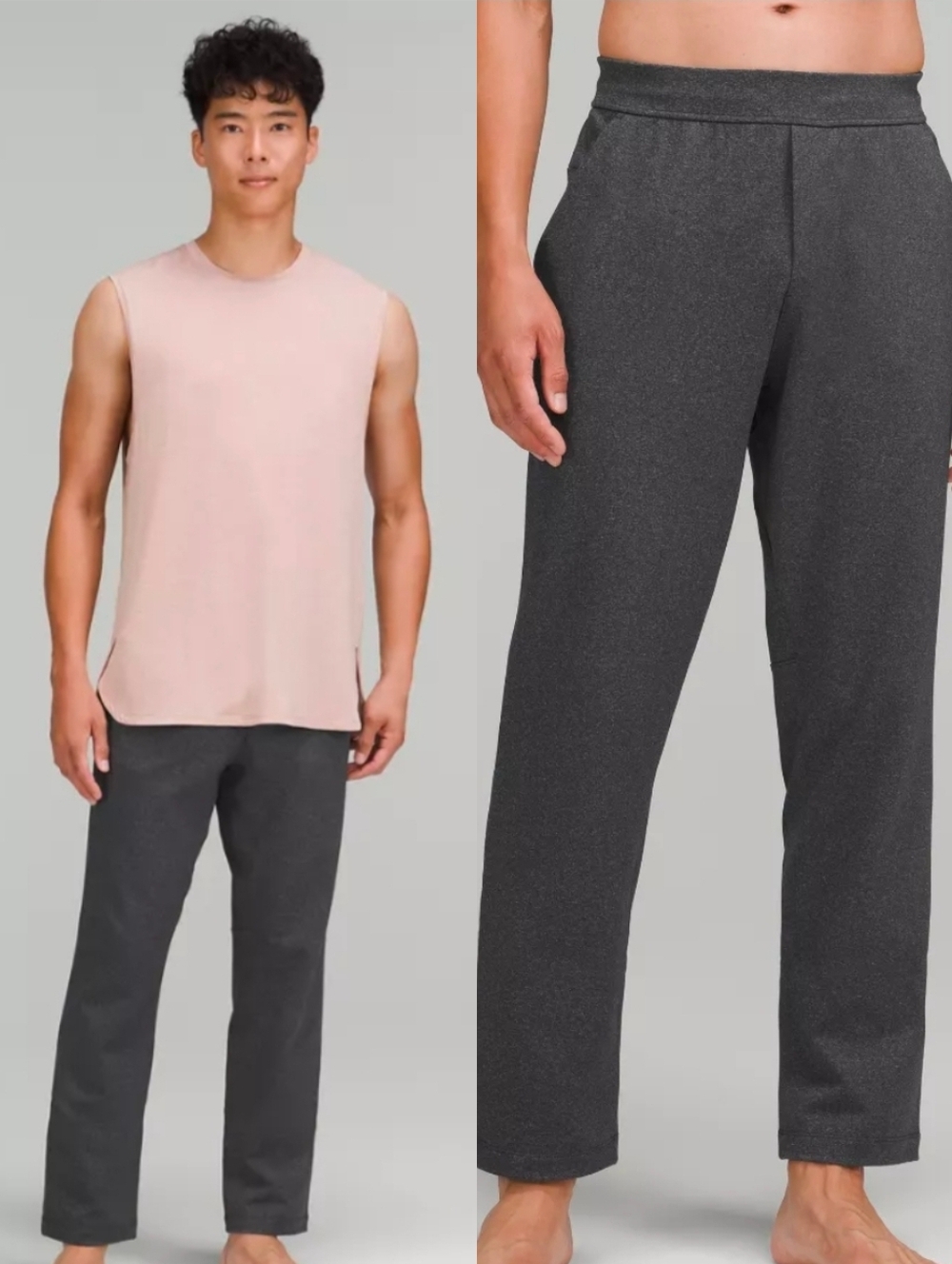 New Lululemon Mens Dark Gray Discipline Pants